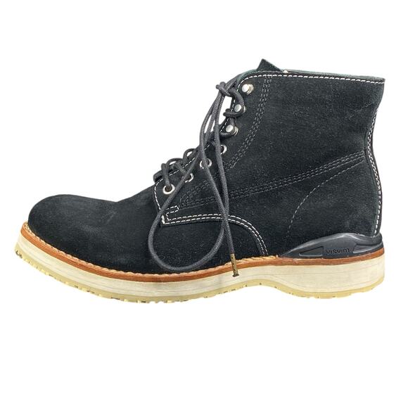 Visvim Virgil Mens Folk Black Suede Lace Up Chukka Boots Size US 9 main image 8
